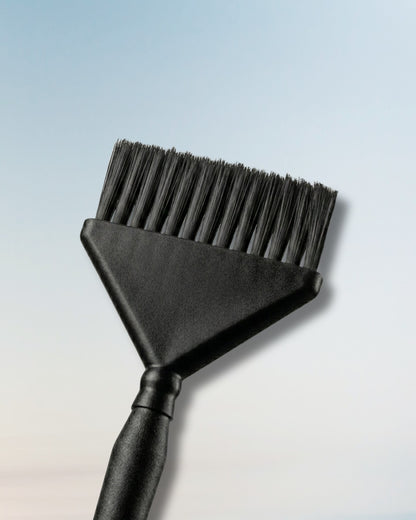 Brocha de Esfumación Profesional – Cerdas Blancas y Negras